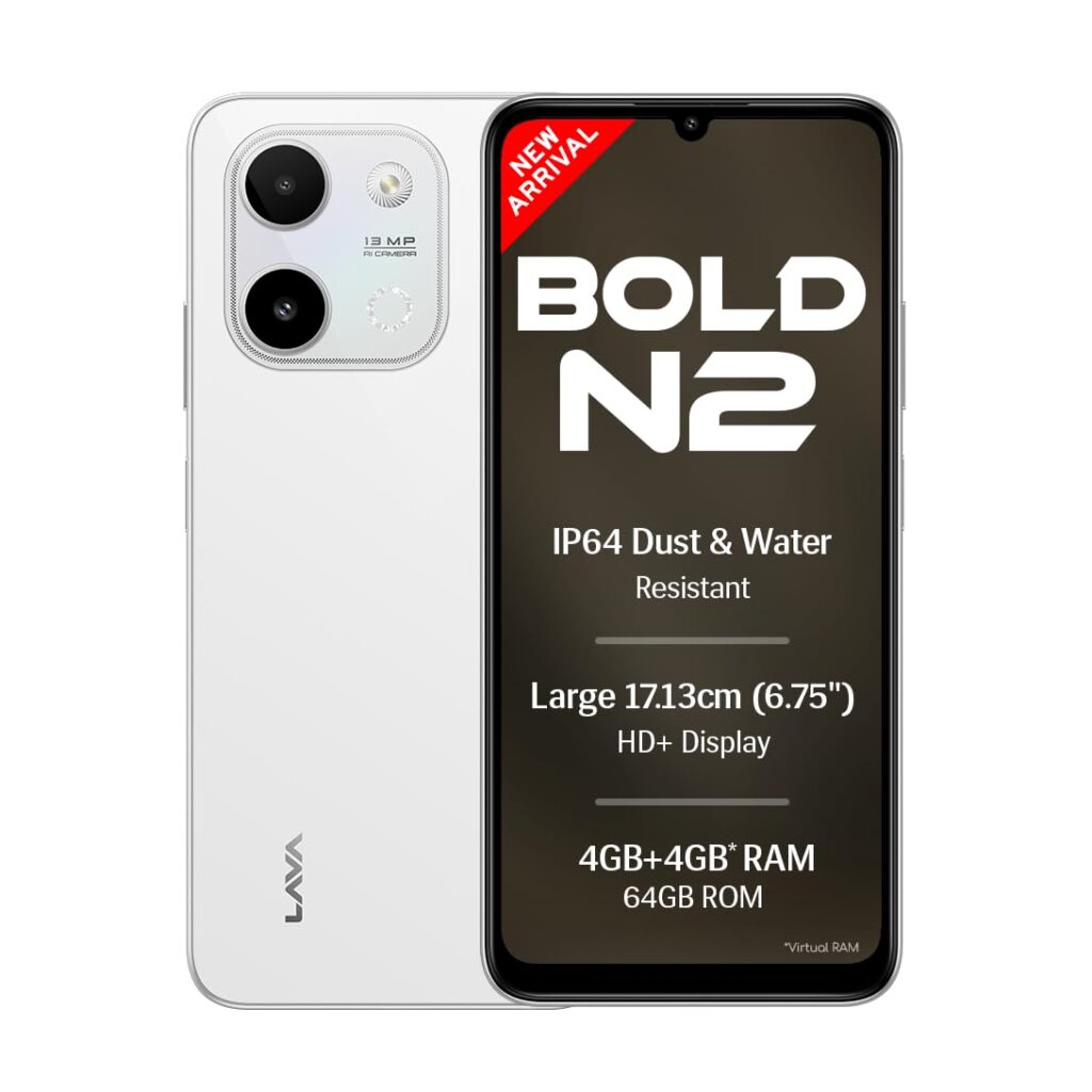 Lava Bold N2 Siachen White
